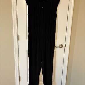 J. Crew size 12 silky Elegant Black Jumpsuit